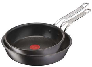 JAMIE OLIVER Cook's Classics Induction Non-stick Hard Anodised 2-piece Frypan Set 24/28cm