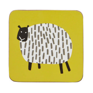 Ulster Weavers Pack Of 4 Coasters Dotty Sheep
